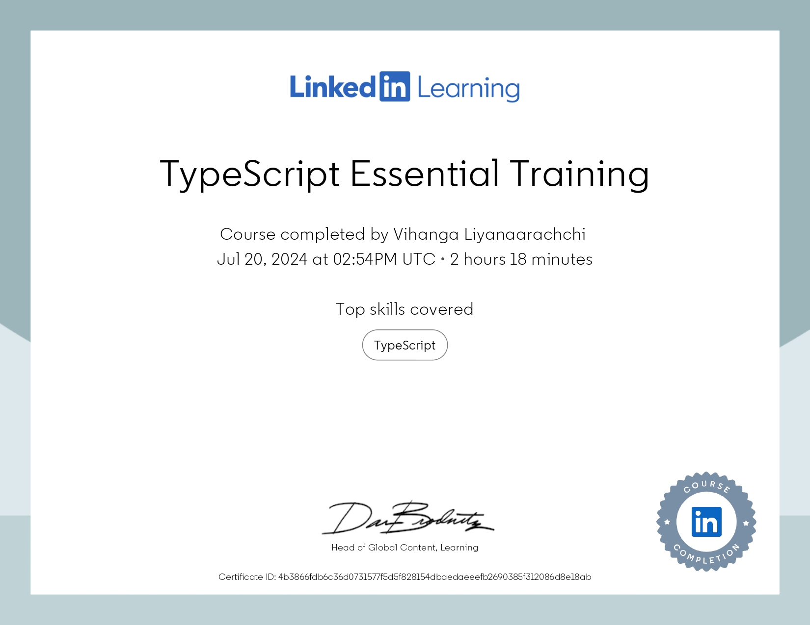 TypeScript Essential Training